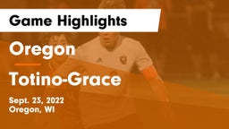 Oregon  vs Totino-Grace  Game Highlights - Sept. 23, 2022
