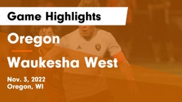 Oregon  vs Waukesha West  Game Highlights - Nov. 3, 2022