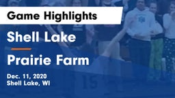 Shell Lake  vs Prairie Farm Game Highlights - Dec. 11, 2020