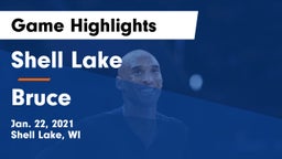 Shell Lake  vs Bruce  Game Highlights - Jan. 22, 2021