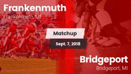Matchup: Frankenmuth vs. Bridgeport  2018