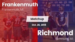 Matchup: Frankenmuth vs. Richmond  2018