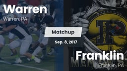 Matchup: Warren vs. Franklin  2017