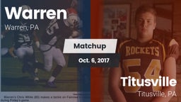 Matchup: Warren vs. Titusville  2017