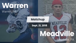 Matchup: Warren vs. Meadville  2018