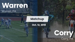 Matchup: Warren vs. Corry  2018