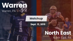 Matchup: Warren vs. North East  2019