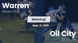 Matchup: Warren vs. Oil City  2019