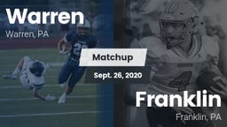 Matchup: Warren vs. Franklin  2020