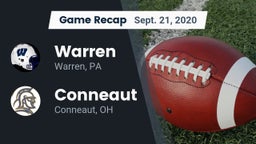 Recap: Warren  vs. Conneaut  2020