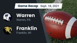 Recap: Warren  vs. Franklin  2021