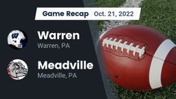 Recap: Warren  vs. Meadville  2022