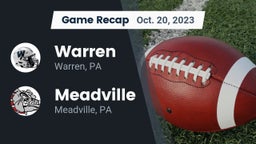 Recap: Warren  vs. Meadville  2023