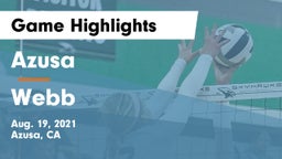 Azusa  vs Webb  Game Highlights - Aug. 19, 2021