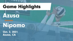 Azusa  vs Nipomo Game Highlights - Oct. 2, 2021