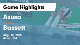 Azusa  vs Bassett  Game Highlights - Aug. 18, 2022