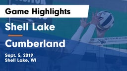 Shell Lake  vs Cumberland  Game Highlights - Sept. 5, 2019