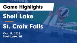 Shell Lake  vs St. Croix Falls  Game Highlights - Oct. 19, 2023