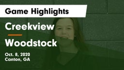 Creekview  vs Woodstock  Game Highlights - Oct. 8, 2020