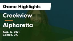 Creekview  vs Alpharetta  Game Highlights - Aug. 17, 2021