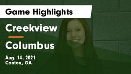 Creekview  vs Columbus Game Highlights - Aug. 14, 2021