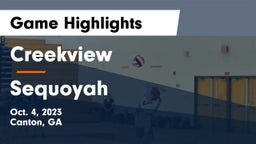 Creekview  vs Sequoyah  Game Highlights - Oct. 4, 2023