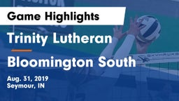 Trinity Lutheran  vs Bloomington South  Game Highlights - Aug. 31, 2019