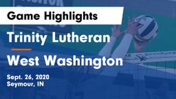 Trinity Lutheran  vs West Washington  Game Highlights - Sept. 26, 2020