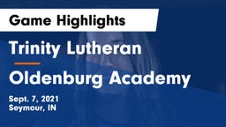 Trinity Lutheran  vs Oldenburg Academy  Game Highlights - Sept. 7, 2021