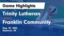 Trinity Lutheran  vs Franklin Community  Game Highlights - Aug. 25, 2022