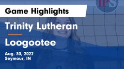 Trinity Lutheran  vs Loogootee  Game Highlights - Aug. 30, 2022