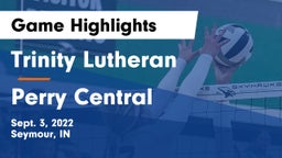 Trinity Lutheran  vs Perry Central  Game Highlights - Sept. 3, 2022