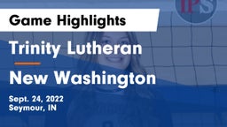 Trinity Lutheran  vs New Washington Game Highlights - Sept. 24, 2022