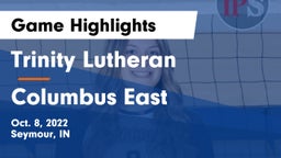 Trinity Lutheran  vs Columbus East  Game Highlights - Oct. 8, 2022