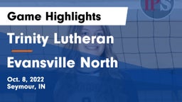 Trinity Lutheran  vs Evansville North  Game Highlights - Oct. 8, 2022