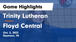 Trinity Lutheran  vs Floyd Central  Game Highlights - Oct. 3, 2022