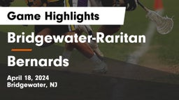 Bridgewater-Raritan  vs Bernards  Game Highlights - April 18, 2024