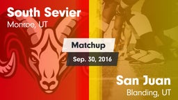 Matchup: South Sevier vs. San Juan  2016