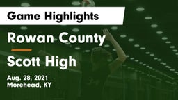 Rowan County  vs Scott High Game Highlights - Aug. 28, 2021