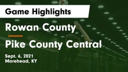 Rowan County  vs Pike County Central Game Highlights - Sept. 6, 2021