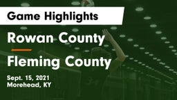 Rowan County  vs Fleming County  Game Highlights - Sept. 15, 2021