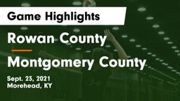Rowan County  vs Montgomery County  Game Highlights - Sept. 23, 2021