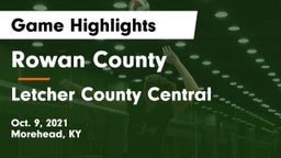 Rowan County  vs Letcher County Central  Game Highlights - Oct. 9, 2021