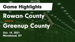 Rowan County  vs Greenup County Game Highlights - Oct. 14, 2021