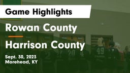 Rowan County  vs Harrison County Game Highlights - Sept. 30, 2023