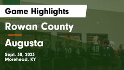 Rowan County  vs Augusta Game Highlights - Sept. 30, 2023