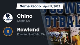 Recap: Chino  vs. Rowland  2021