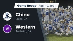 Recap: Chino  vs. Western  2021