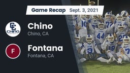 Recap: Chino  vs. Fontana  2021