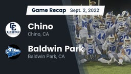 Recap: Chino  vs. Baldwin Park  2022